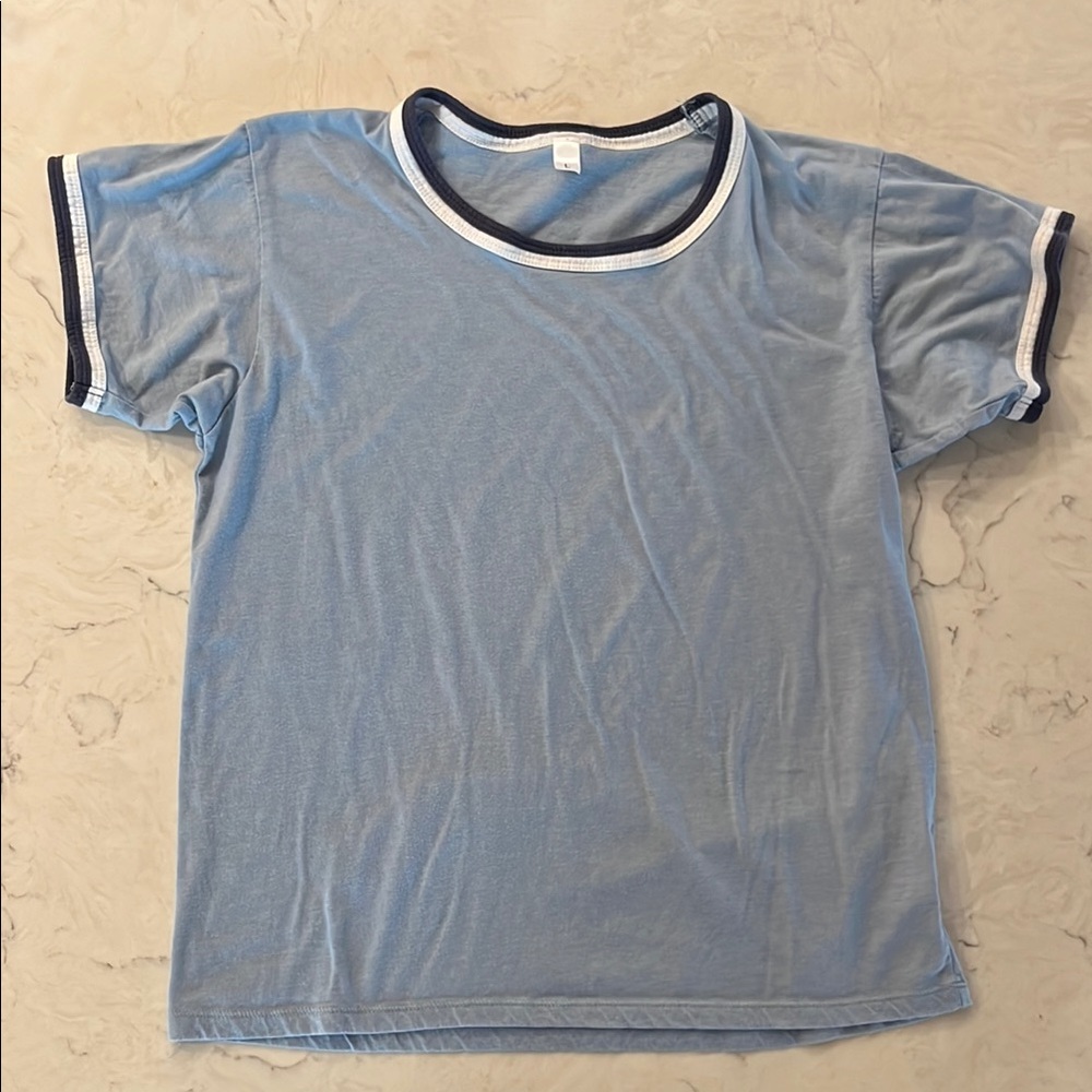 Camp Collection Retro Blue Tshirt, Size L